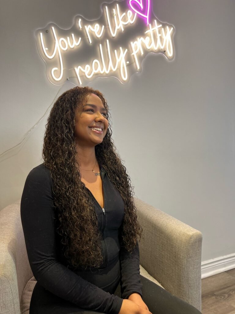 Curly hair extensions